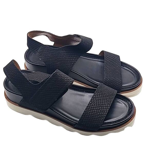 Franco Sarto India Wedge Sandal – Women's Size 9.5 M, Black - Picture 1 of 5